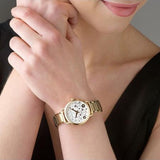  Shop Authentic Michael Kors Portia Quartz White Dial Gold Steel Strap Watch for Women - MK3840 - Luxxuri