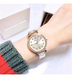  Shop Authentic Michael Kors Sofie Quartz Gold Dial Gold Steel Strap Watch For Women - MK3881 - Luxxuri