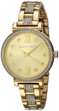  Shop Authentic Michael Kors Sofie Quartz Gold Dial Gold Steel Strap Watch For Women - MK3881 - Luxxuri