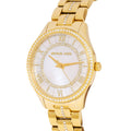  Shop Authentic Michael Kors Lauryn Mother of Pearl White Dial Gold Steel Strap Watch for Women - MK3899 - Luxxuri