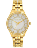  Shop Authentic Michael Kors Lauryn Mother of Pearl White Dial Gold Steel Strap Watch for Women - MK3899 - Luxxuri