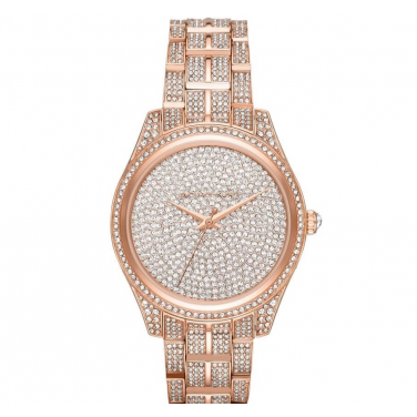 Shop Authentic Michael Kors Lauryn Crystals Rose Gold Dial Rose Gold Steel Strap Watch For Women - MK3931 - Luxxuri