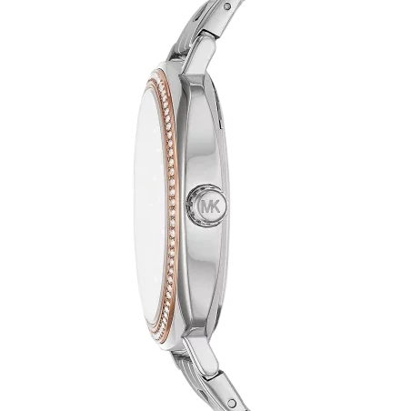  Shop Authentic Michael Kors Nia Quartz Silver Dial Silver Steel Strap Watch For Women - MK3988 - Luxxuri