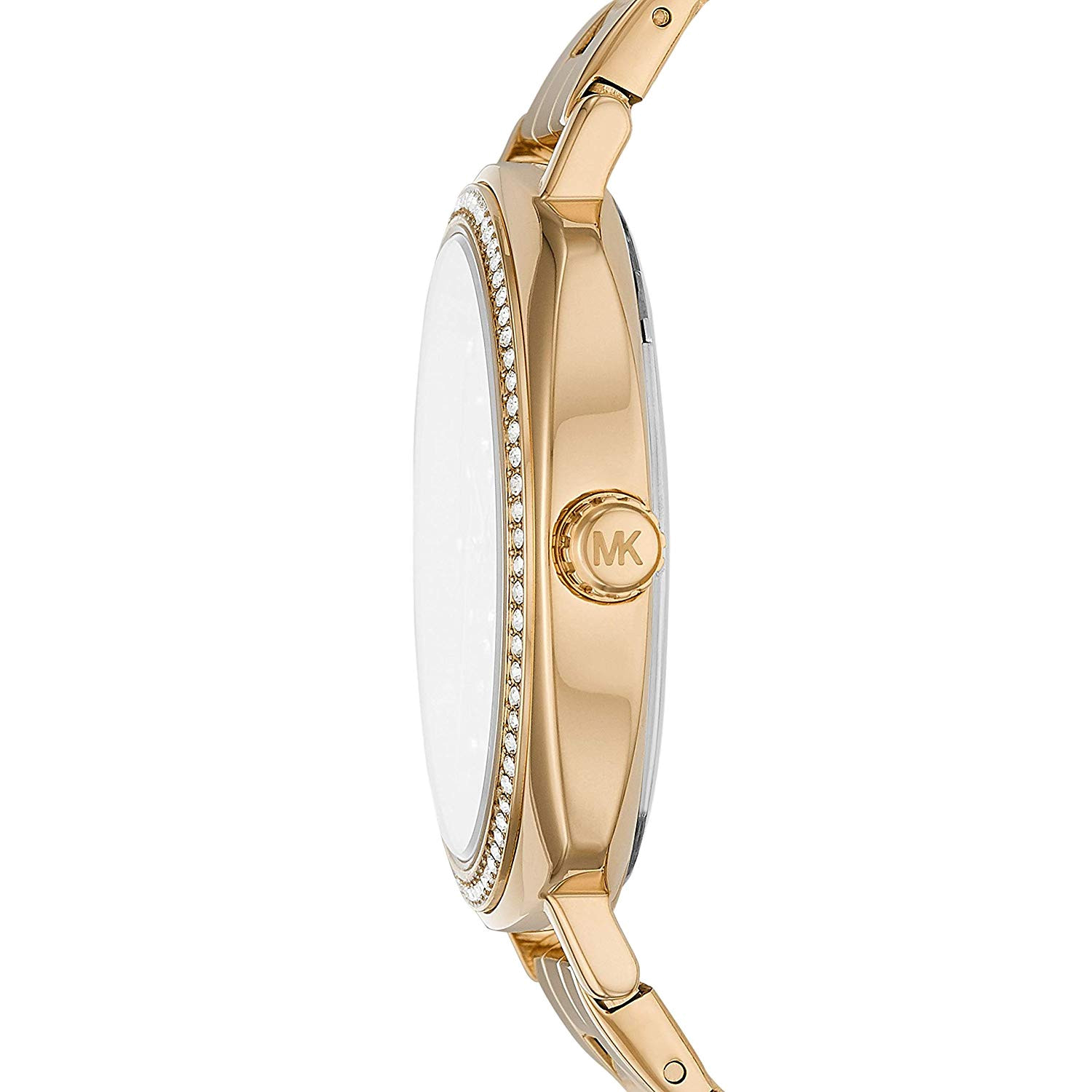  Shop Authentic Michael Kors Nia Quartz Gold Dial Gold Steel Strap Watch For Women - MK3989 - Luxxuri
