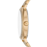  Shop Authentic Michael Kors Nia Quartz Gold Dial Gold Steel Strap Watch For Women - MK3989 - Luxxuri