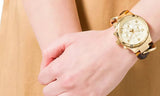  Shop Authentic Michael Kors Runway Gold Dial Two Tone Steel Strap Watch for Women - MK4222 - Luxxuri