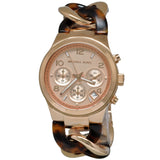  Shop Authentic Michael Kors Runway Rose Gold Dial Two Tone Steel Strap Watch for Women - MK4269 - Luxxuri