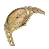  Shop Authentic Michael Kors Slim Runway Gold Dial Two Tone Gold Strap Watch for Women - MK4285 - Luxxuri
