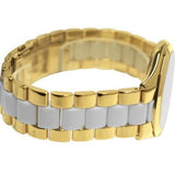  Shop Authentic Michael Kors Slim Runway Quartz White Dial Two Tone Steel Strap Watch For Women - MK4295 - Luxxuri