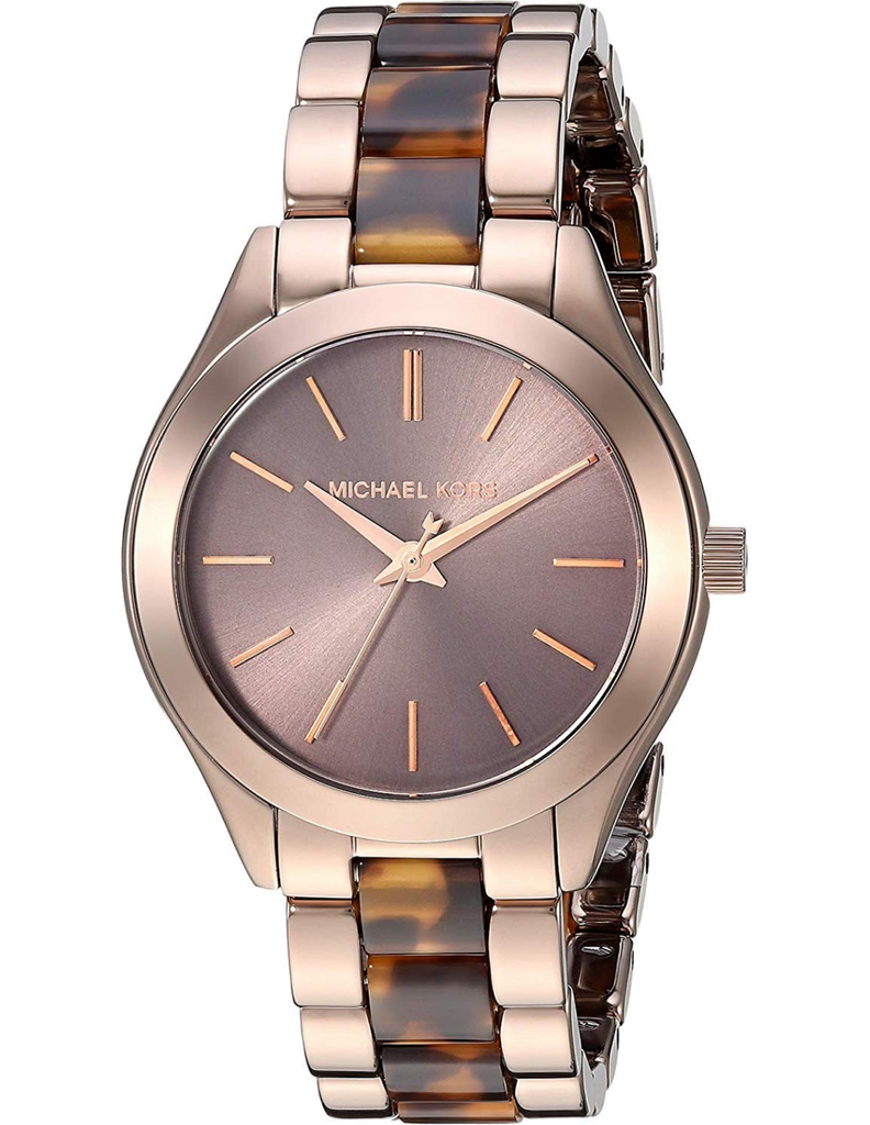  Shop Authentic Michael Kors Runway Rose Gold Dial Two Tone Steel Strap Watch for Women - MK4301 - Luxxuri