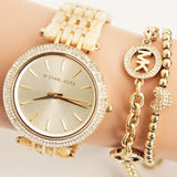  Shop Authentic Michael Kors Darci Gold Dial Gold Steel Strap Watch for Women - MK4325 - Luxxuri