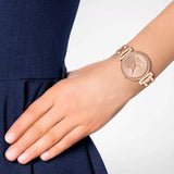 Shop Authentic Michael Kors Sofie Quartz Rose Gold Dial Rose Gold Steel Strap Watch For Women - MK4335 - Luxxuri