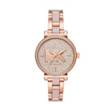  Shop Authentic Michael Kors Sofie Quartz Crystals Crystals Rose Gold Dial Rose Gold Steel Strap Watch For Women - MK4336 - Luxxuri