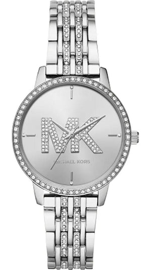  Shop Authentic Michael Kors Melissa Quartz Silver Dial Silver Steel Strap Watch for Women - MK4370 - Luxxuri