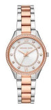  Shop Authentic Michael Kors Lauryn Quartz White Dial Two Tone Steel Strap Watch for Women - MK4489 - Luxxuri