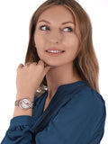  Shop Authentic Michael Kors Abbey Three-Hand White Dial Two Tone Steel Strap Watch for Women - MK4616 - Luxxuri