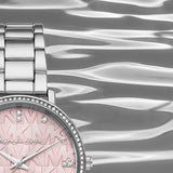  Shop Authentic Michael Kors Pyper Three Hand Pink Dial Silver Steel Strap Watch For Women - MK4631 - Luxxuri