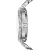  Shop Authentic Michael Kors Catelyn Quartz Crystals Silver Dial Silver Steel Strap Watch For Women - MK4675 - Luxxuri