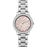  Shop Authentic Michael Kors Tibby Multifunction Crystals Pink Dial Silver Steel Strap Watch for Women - MK4686 - Luxxuri