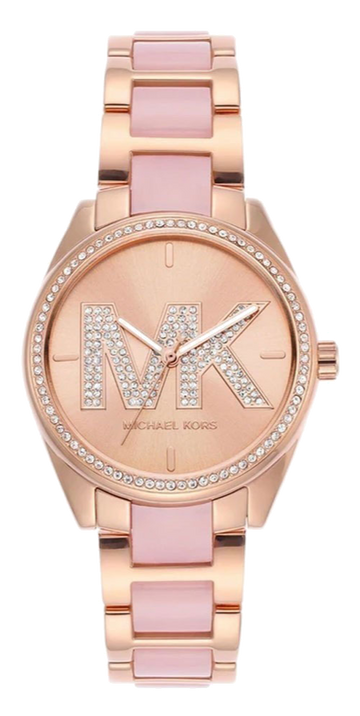  Shop Authentic Michael Kors Janelle Analog Rose Gold Dial Two Tone Steel Strap Watch For Women - MK4731 - Luxxuri