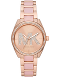  Shop Authentic Michael Kors Janelle Analog Rose Gold Dial Two Tone Steel Strap Watch For Women - MK4731 - Luxxuri