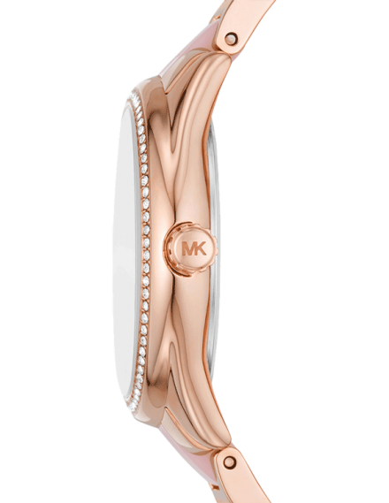  Shop Authentic Michael Kors Janelle Analog Rose Gold Dial Two Tone Steel Strap Watch For Women - MK4731 - Luxxuri