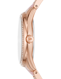  Shop Authentic Michael Kors Janelle Analog Rose Gold Dial Two Tone Steel Strap Watch For Women - MK4731 - Luxxuri