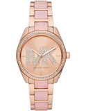  Shop Authentic Michael Kors Janelle Analog Rose Gold Dial Two Tone Steel Strap Watch For Women - MK4731 - Luxxuri