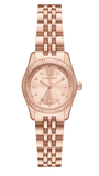  Shop Authentic Michael Kors Lexington Three Hand Rose Gold Dial Rose Gold Steel Strap Watch For Women - MK4739 - Luxxuri