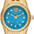  Shop Authentic Michael Kors Lexington Three Hand Blue Dial Gold Steel Strap Watch for Women - MK4813 - Luxxuri