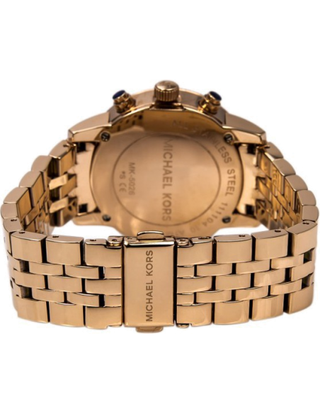  Shop Authentic Michael Kors Damen White Dial Rose Gold Steel Strap Watch for Women - MK5026 - Luxxuri