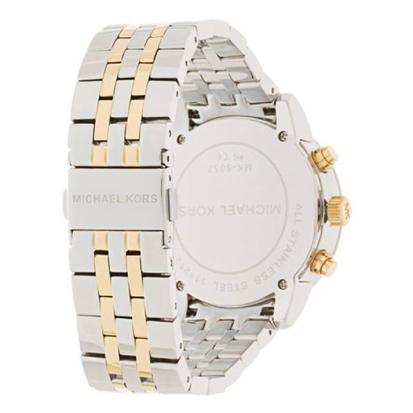  Shop Authentic Michael Kors Ritz Chronograph White Dial Two Tone Steel Strap Watch for Women - MK5057 - Luxxuri
