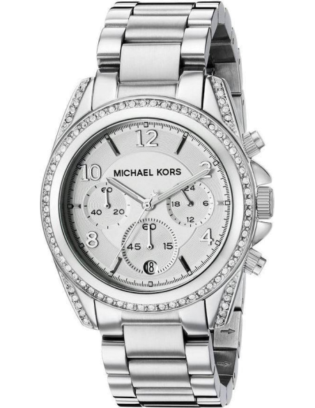  Shop Authentic Michael Kors Blair Silver Dial Silver Steel Strap Watch for Women - MK5165 - Luxxuri