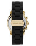  Shop Authentic Michael Kors Runway Black Dial Black Silicone Strap Watch for Women - MK5191 - Luxxuri