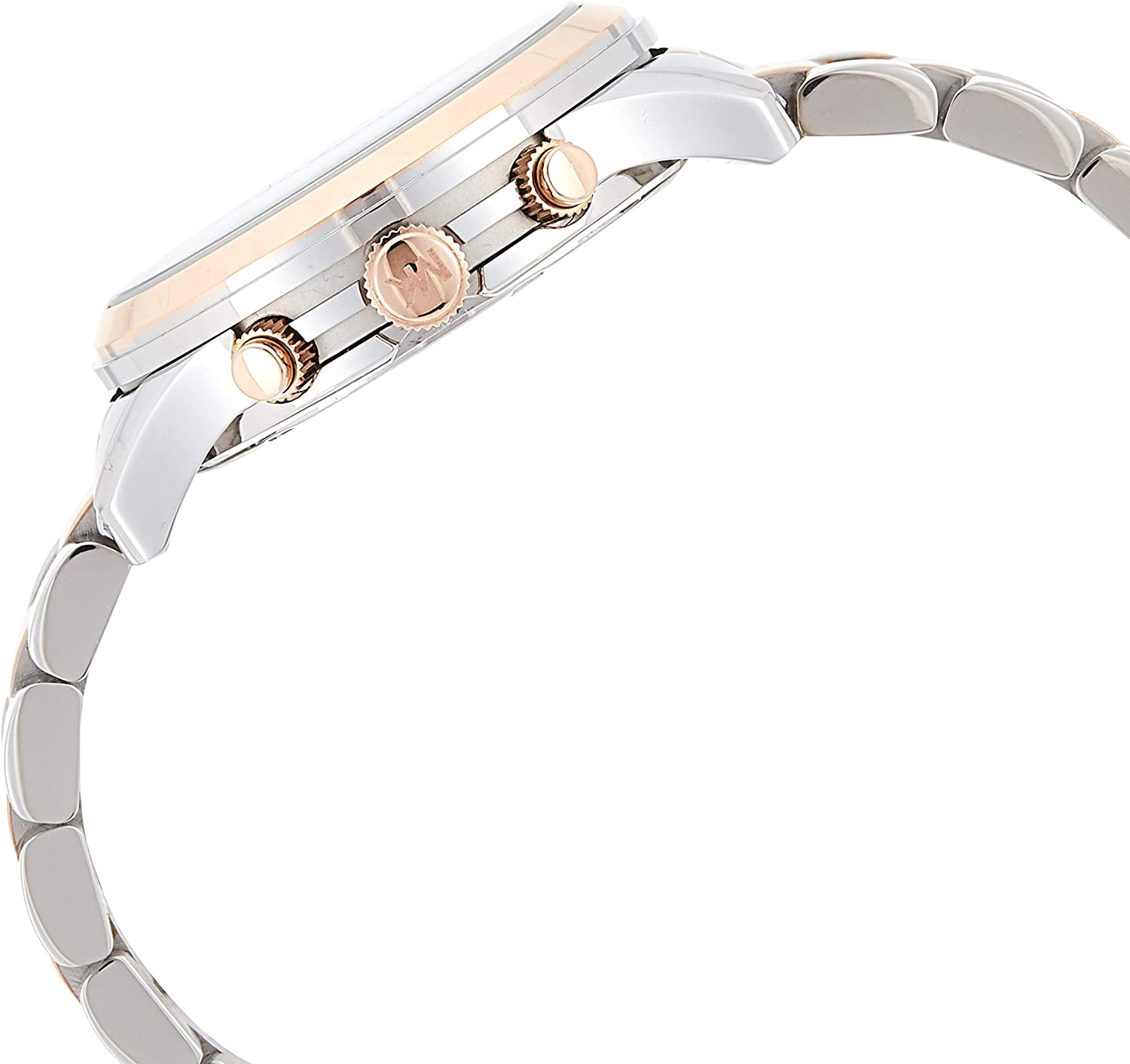 Michael Kors Runway Silver Dial Two Tone Steel Strap Watch for Women - MK5315