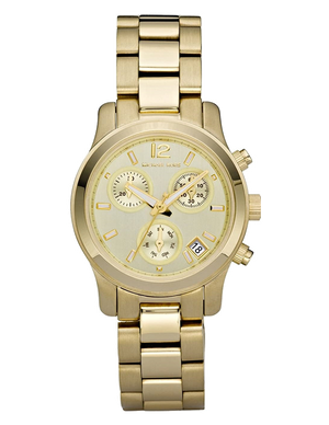  Shop Authentic Michael Kors Runway Gold Dial Gold Steel Strap Watch for Women - MK5384 - Luxxuri