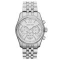  Shop Authentic Michael Kors Lexington Silver Dial Silver Steel Strap Watch for Women - MK5555 - Luxxuri