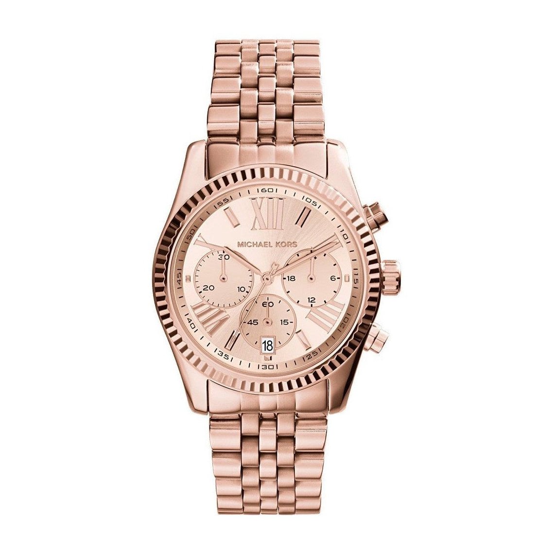  Shop Authentic Michael Kors Lexington Rose Gold Dial Rose Gold Steel Strap Watch for Women - MK5569 - Luxxuri