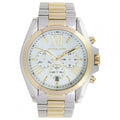 Michael Kors Bradshaw Silver Dial Two Tone Steel Strap Watch for Women - MK5627