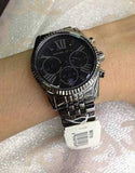  Shop Authentic Michael Kors Lexington Chronograph Black Dial Black Steel Strap Watch For Women - MK5709 - Luxxuri