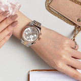  Shop Authentic Michael Kors Lexington Silver Dial Two Tone Steel Strap Watch for Women - MK5735 - Luxxuri