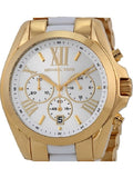  Shop Authentic Michael Kors Bradshaw Chronograph White Dial Two Tone Steel Strap Watch For Women - MK5743 - Luxxuri