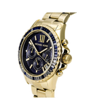 Shop Authentic Michael Kors Everest Chronograph Blue Dial Gold Steel Strap Watch for Women - MK5754 - Luxxuri