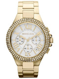  Shop Authentic Michael Kors Camille Silver Diamonds Dial Gold Steel Strap Watch for Women - MK5756 - Luxxuri