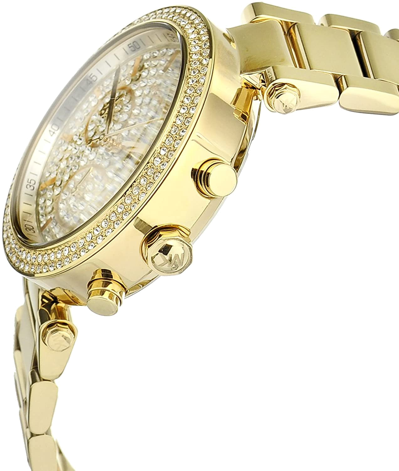  Shop Authentic Michael Kors Parker Gold Dial Gold Steel Strap Watch for Women - MK5856 - Luxxuri
