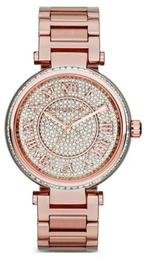  Shop Authentic Michael Kors Skylar Rose Gold Dial Rose Gold Steel Strap Watch for Women - MK5868 - Luxxuri