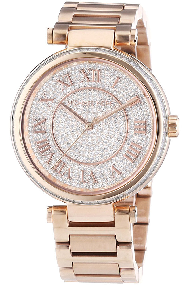  Shop Authentic Michael Kors Skylar Rose Gold Dial Rose Gold Steel Strap Watch for Women - MK5868 - Luxxuri