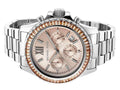  Shop Authentic Michael Kors Everest Chronograph Gold Dial Silver Steel Strap Watch For Women - MK5870 - Luxxuri