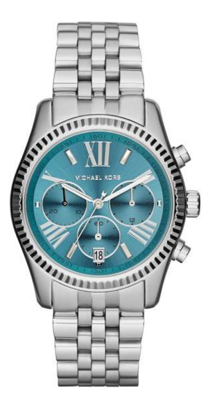  Shop Authentic Michael Kors Lexington Chronograph Blue Dial Silver Steel Strap Watch For Women - MK5887 - Luxxuri