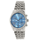  Shop Authentic Michael Kors Lexington Chronograph Blue Dial Silver Steel Strap Watch For Women - MK5887 - Luxxuri